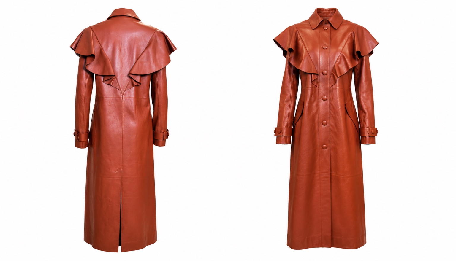 Prime Craft long leather coat