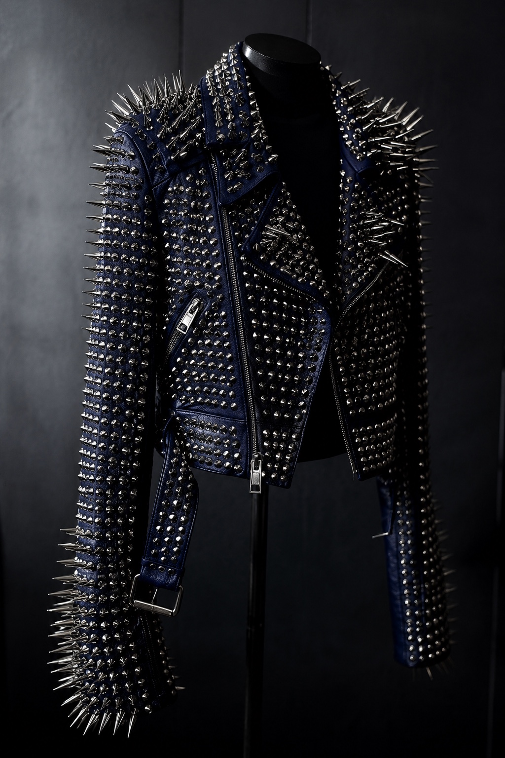Custom private label leather jacket